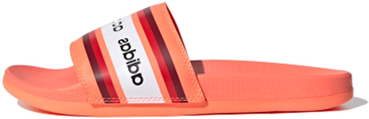 (Women) FARM Rio x adidas Adilette Comfort Slides 'Signal Coral' EG1865 Buy (Women) FARM Rio x adidas Adilette Comfort Slides 'Signal Coral' EG1865