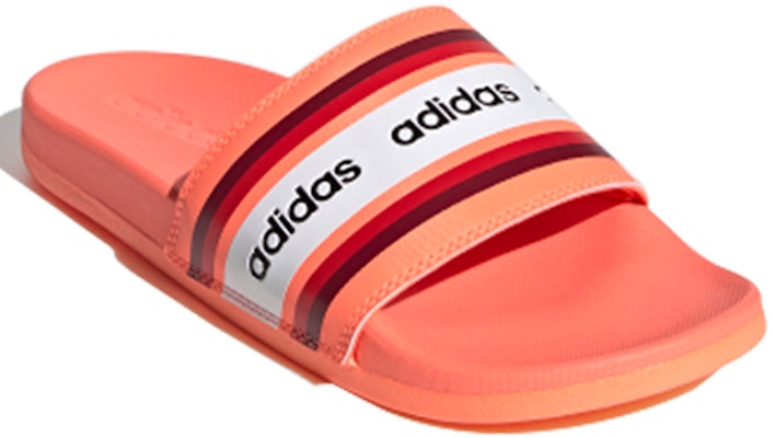 (Women) FARM Rio x adidas Adilette Comfort Slides 'Signal Coral' EG1865 Order (Women) FARM Rio x adidas Adilette Comfort Slides 'Signal Coral' EG1865