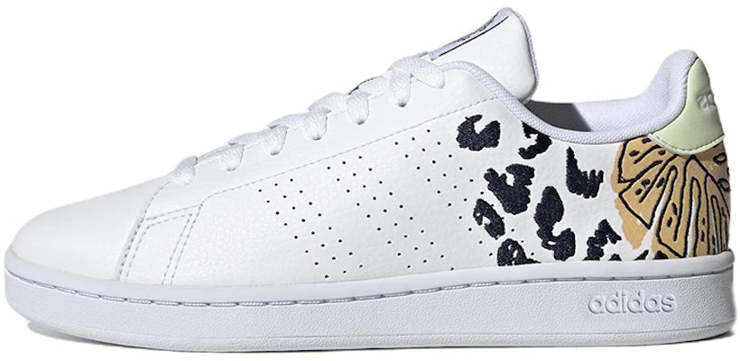 (Women) FARM Rio x adidas Advantage Court 'White Almost Lime' GZ4044 Buy (Women) FARM Rio x adidas Advantage Court 'White Almost Lime' GZ4044
