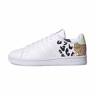(W) FARM Rio adidas Advantage Court 'White Almost Lime'