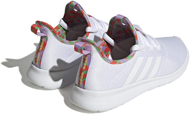 adidas Cloudfoam Pure 2.0 減震防滑耐磨 低筒 跑步鞋 女款 白色 Shop adidas Cloudfoam Pure 2.0 減震防滑耐磨 低筒 跑步鞋 女款 白色