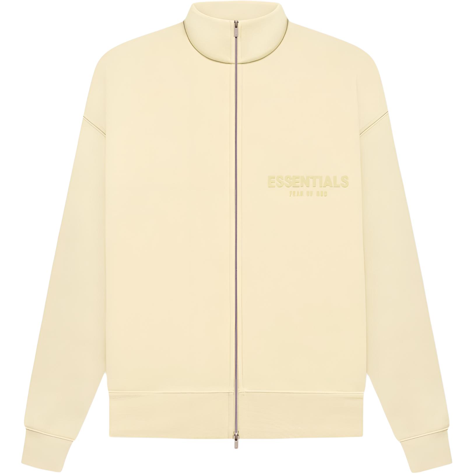 (Women) Fear of God Essentials FW22 Canary Full-Zip Jacket - Oversized Yellow Outerwear FOG-FW22-384