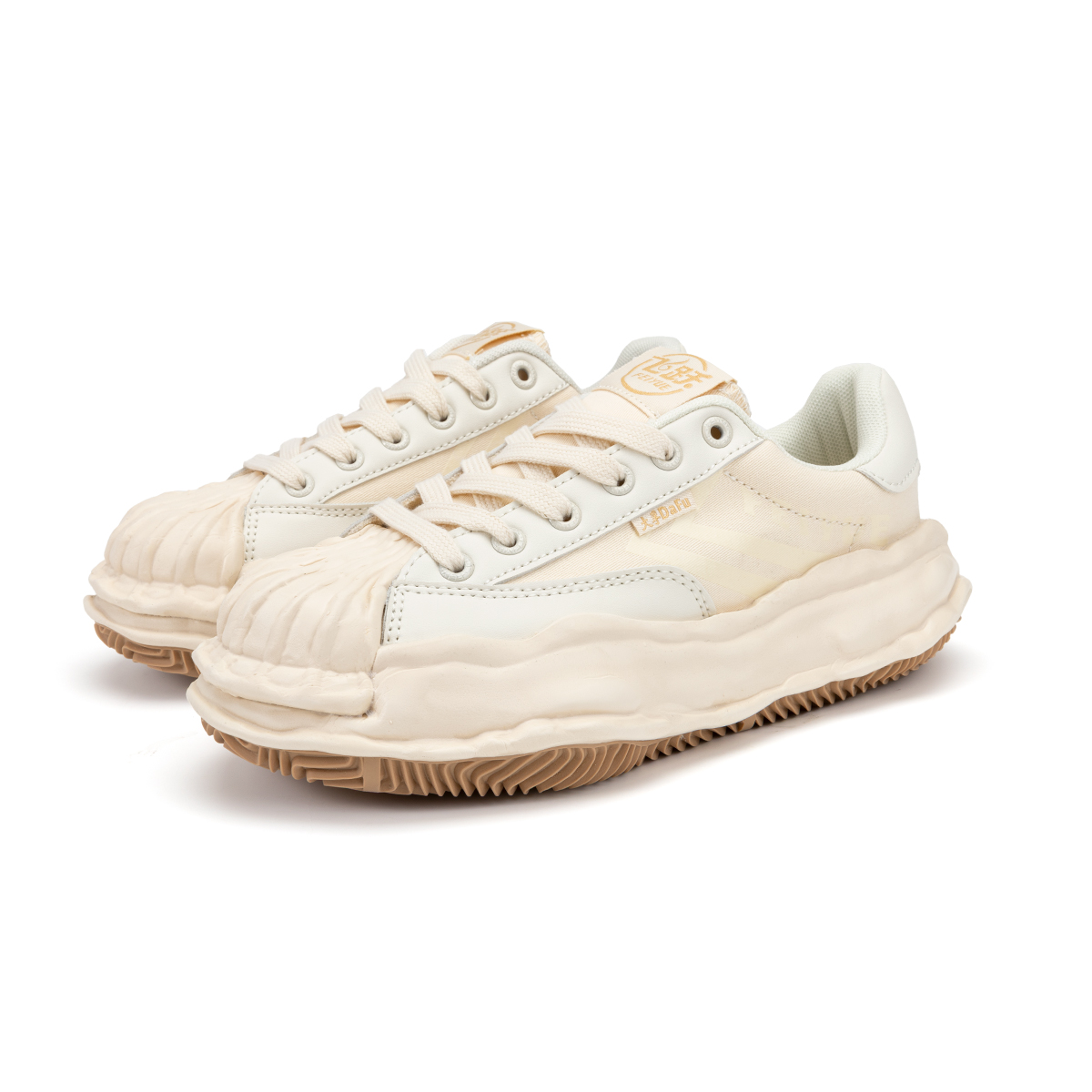 Order (W) 飛躍 厚底ベージュ ローカット DFYF/1-6061