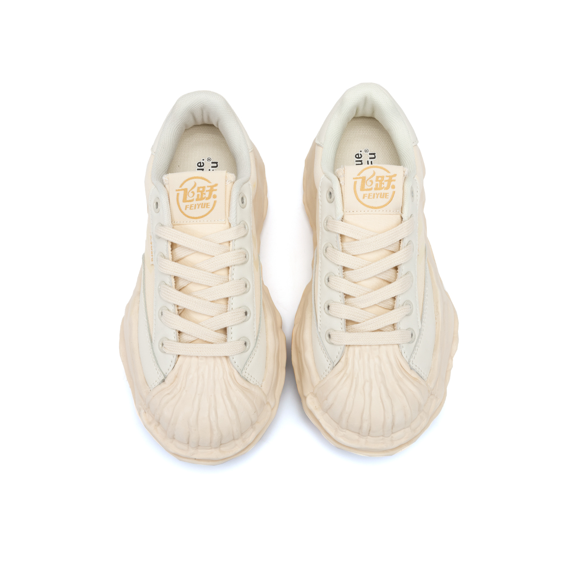 Lookbook (W) 飛躍 厚底ベージュ ローカット DFYF/1-6061