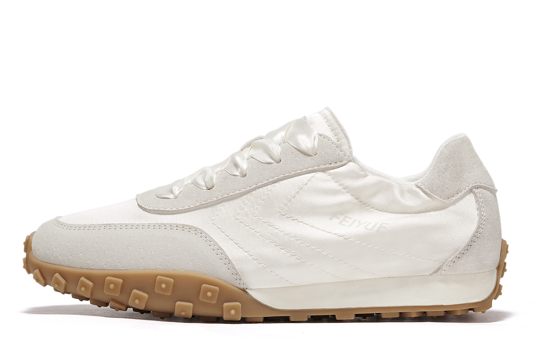 (Women) Feiyue Beige Retro Low-Top Casual Breathable Non-Slip Sneakers. FXY-A335ZG