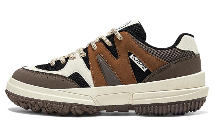 (Women) Feiyue Brown Black Low-Top Casual Non-Slip Durable Sneakers FXY-A057ZG-1 Black/Brown/Beige