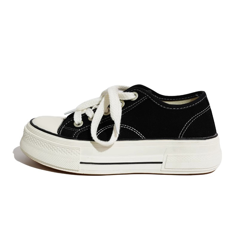 (Women) Feiyue Canvas Low-Top 'Thick Sole Casual' DF/8676