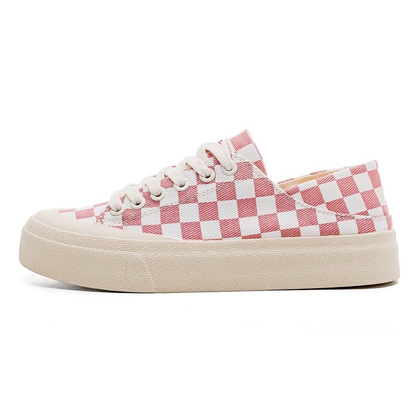 Details for (Women) Feiyue Canvas Low 'Checkerboard' DF-8631