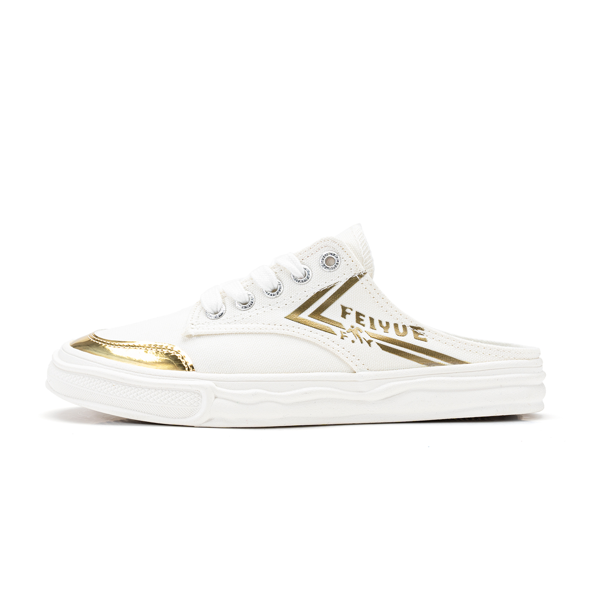 (Women) Feiyue Canvas Low 'White Silver' DF/2501