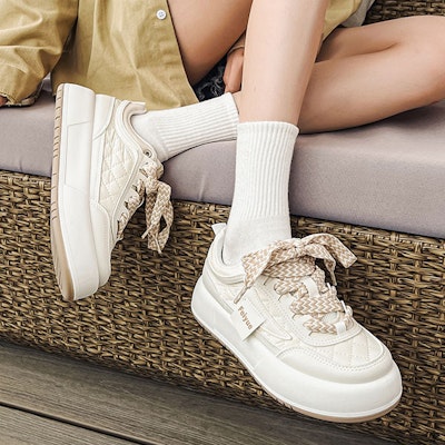 (Women) Feiyue Casual Low 'Beige' YFBE/1-10010 5