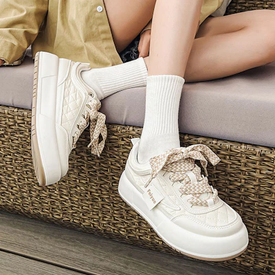 (Women) Feiyue Casual Low 'Beige' YFBE/1-10010 5