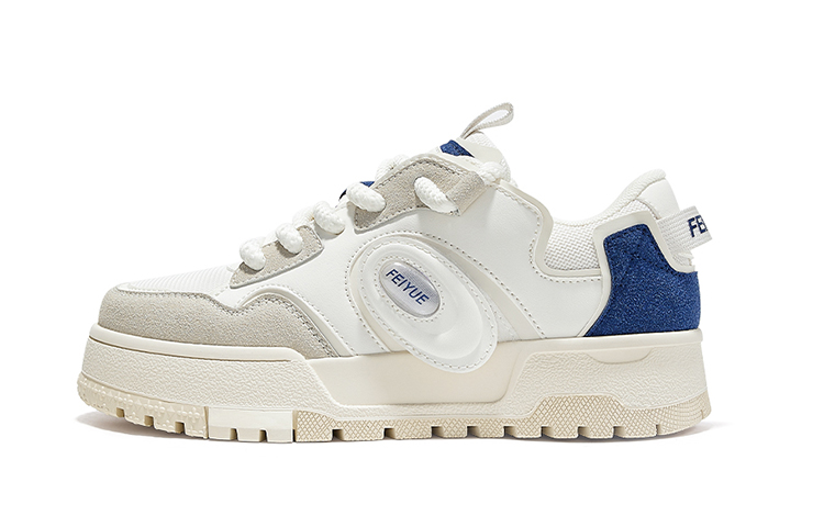 (Women) Feiyue Classic Low-Top Casual Sneakers for Women White FXY-A049ZG03