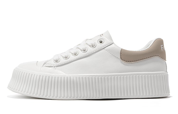 (Women) Feiyue Low-Top Casual Sneakers Women Beige Coffee. FXY-268MJ Mocha Brown