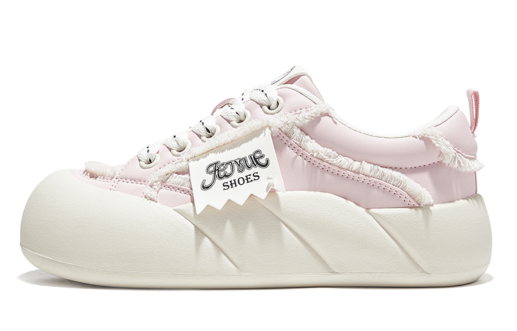(Women) Feiyue Low-Top Platform Sneakers - Trendy, Slip-Resistant, Durable FXY-A208ZG