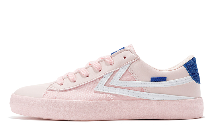 (Women) Feiyue Low-Top Skate Shoes Pink - Anti-Slip and Durable. FXY-185HQ03 Pink Color