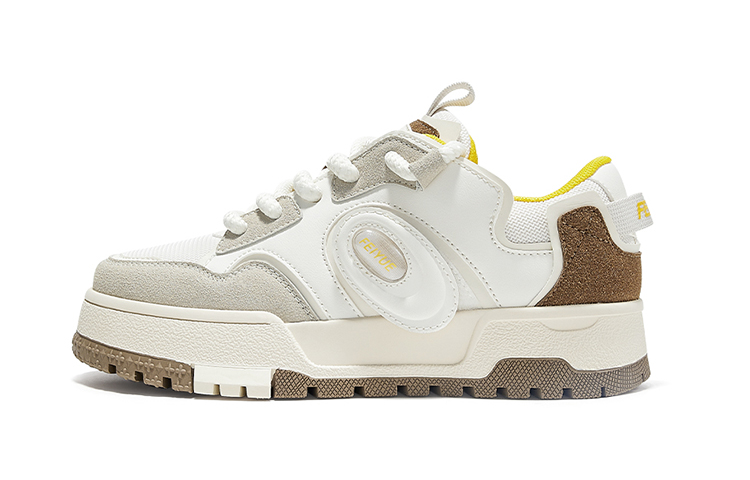 (Women) Feiyue Low-Top Sneakers Beige Brown - Comfortable & Versatile FXY-A049ZG04