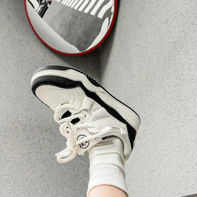 (Women) Feiyue Low Top 'Black and White' FYBE/1-10015 13