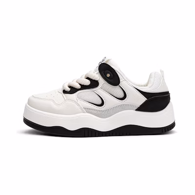 (W) Feiyue Low Top 'Breathable Versatile Casual Thick Sole'