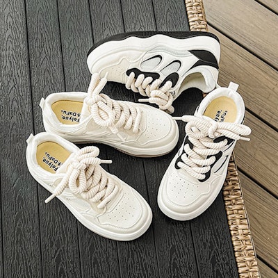 (Women) Feiyue Low Top 'Breathable Versatile Casual Thick Sole' DF-10013 5