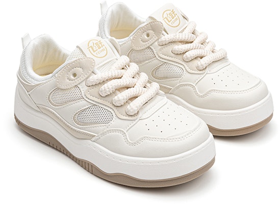 (Women) Feiyue Low Top 'Breathable Versatile Casual Thick Sole' DF-10013 7