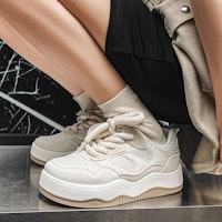 飛躍Feiyue 透氣百搭休閒厚底 低筒 板鞋 女款 16