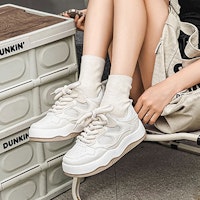 飛躍Feiyue 透氣百搭休閒厚底 低筒 板鞋 女款 18