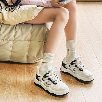 (Women) Feiyue Low Top 'Breathable Versatile Casual Thick Sole' DF-10013 Cheap (Women) Feiyue Low Top 'Breathable Versatile Casual Thick Sole' DF-10013