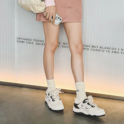 (Women) Feiyue Low Top 'Breathable Versatile Casual Thick Sole' DF-10013 1