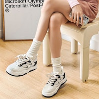 飛躍Feiyue 透氣百搭休閒厚底 低筒 板鞋 女款 2