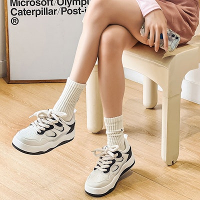 (Women) Feiyue Low Top 'Breathable Versatile Casual Thick Sole' DF-10013 2