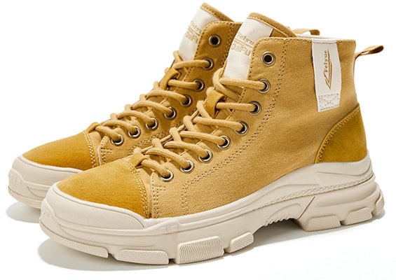 (Women) Feiyue Martin Boots 'Khaki' DF/1-8951 Lookbook (Women) Feiyue Martin Boots 'Khaki' DF/1-8951