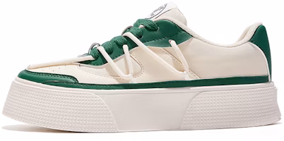 (Women) Feiyue White Green Low-Top Platform Sneakers, Slip-Resistant Casual Shoes FXY-672ZG Mint Green (Women) Feiyue White Green Low-Top Platform Sneakers, Slip-Resistant Casual Shoes FXY-672ZG Mint Green