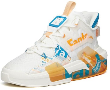 FENDER x Anta安踏 霸氣 3.0 防滑耐磨 低筒 滑板鞋 女款 白橙 Order FENDER x Anta安踏 霸氣 3.0 防滑耐磨 低筒 滑板鞋 女款 白橙