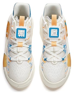 FENDER x Anta安踏 霸氣 3.0 防滑耐磨 低筒 滑板鞋 女款 白橙 Lookbook FENDER x Anta安踏 霸氣 3.0 防滑耐磨 低筒 滑板鞋 女款 白橙