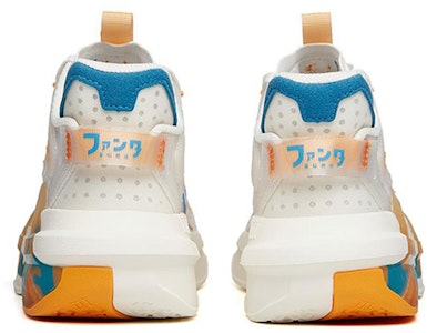 FENDER x Anta安踏 霸氣 3.0 防滑耐磨 低筒 滑板鞋 女款 白橙 Shop FENDER x Anta安踏 霸氣 3.0 防滑耐磨 低筒 滑板鞋 女款 白橙