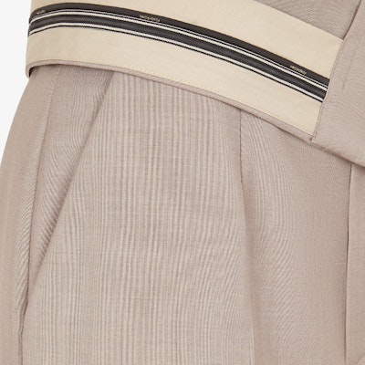 (Women) FENDI Asymmetric Zipper Waist Casual Pants - Gray. FR6540S9AF0U6W Shop (Women) FENDI Asymmetric Zipper Waist Casual Pants - Gray. FR6540S9AF0U6W