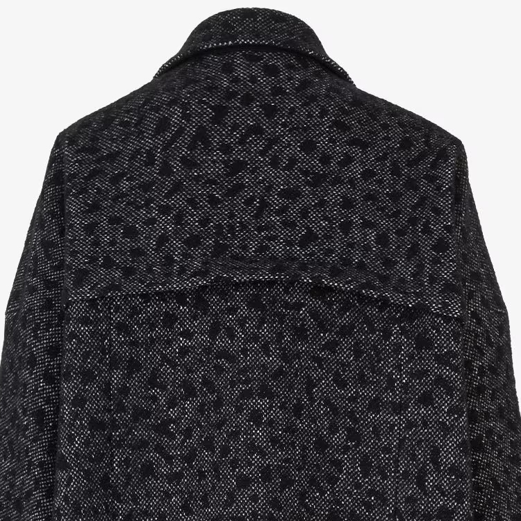 Cheap (W) FENDI Mantel Hitam Motif Hewan Kasual. FF9007AXAVF0GME