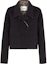 Order (W) FENDI Chaqueta Negra Cruzada con Forro Estampado. FJ7089A5HDF0GME