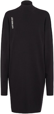 (Women) FENDI Black High-Neck Logo Print Long-Sleeve Midi Dress. FZDC08AQYRF0GME Order (Women) FENDI Black High-Neck Logo Print Long-Sleeve Midi Dress. FZDC08AQYRF0GME