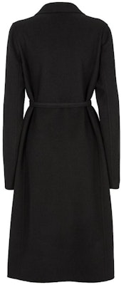 (W) FENDI Abrigo Negro Medio Largo Cruzado Sencillo para Hombre. FF9022AM3YF0GME Lookbook (W) FENDI Abrigo Negro Medio Largo Cruzado Sencillo para Hombre. FF9022AM3YF0GME