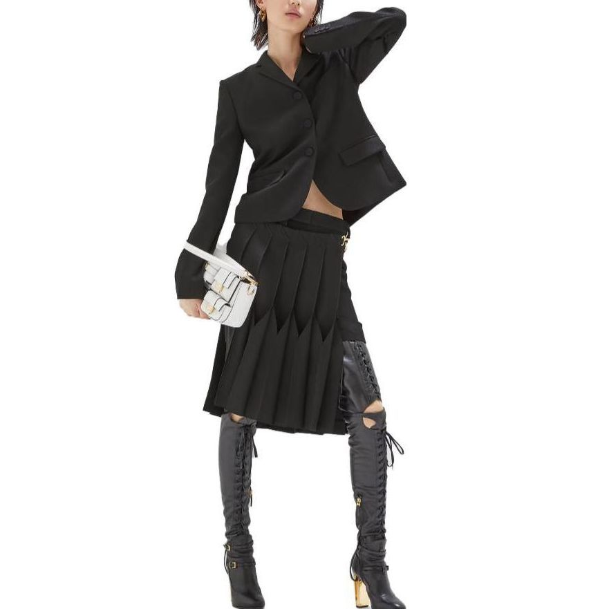 Shop (W) 芬迪 黑色单排扣长袖西装外套 FJ7419AJYFF0GME