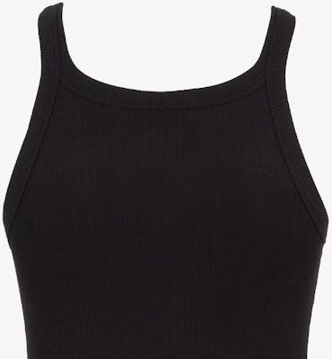 (Women) FENDI Black Sleeveless Casual Dress with Logo Embroidery. FS9617ANQMF0GME Cheap (Women) FENDI Black Sleeveless Casual Dress with Logo Embroidery. FS9617ANQMF0GME