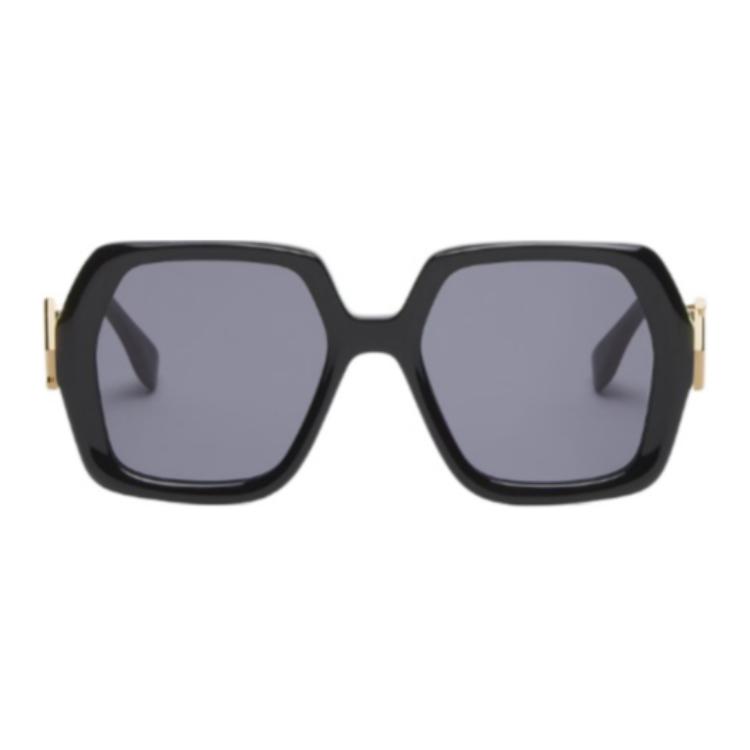 (Women) FENDI  Black Square Acetate Logo Sunglasses. FOL091V1P 圖 2