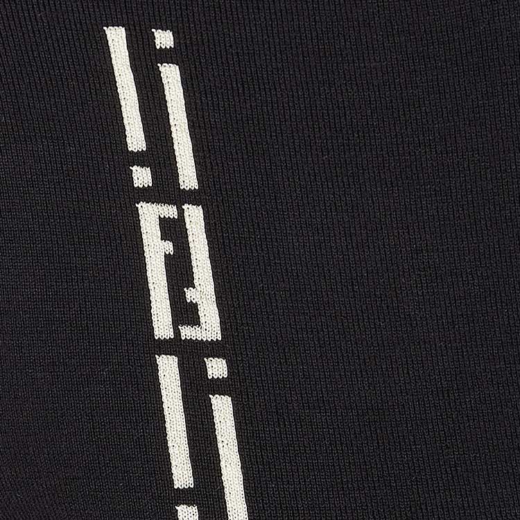 Details for (W) 芬迪 黑色高领毛衣 搭配简约标志印花设计 FZXB16AQYRF0GME