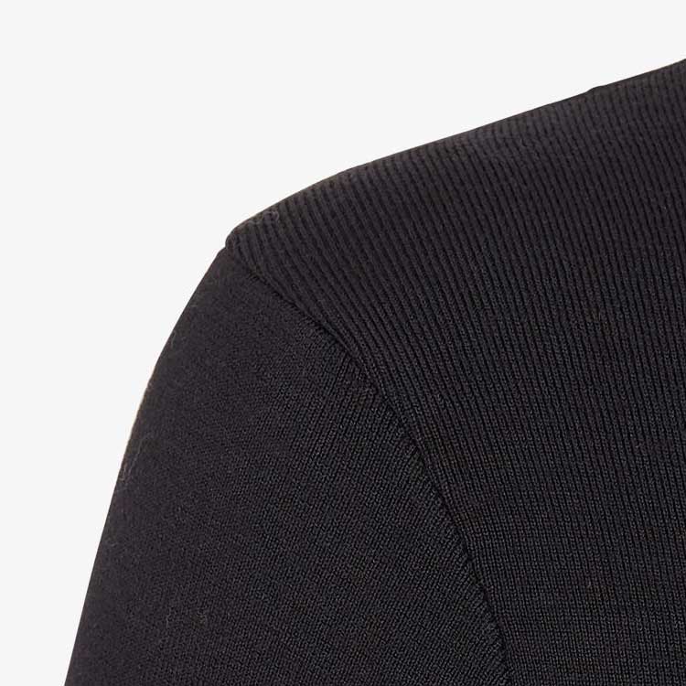 Sizing (W) 芬迪 黑色高领毛衣 搭配简约标志印花设计 FZXB16AQYRF0GME