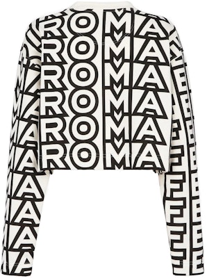 (W) FENDI Hitam Two-Tone Knit Pullover Sweatshirt Koleksi Capsule. FS7944AMGWF1KCV Lookbook (W) FENDI Hitam Two-Tone Knit Pullover Sweatshirt Koleksi Capsule. FS7944AMGWF1KCV