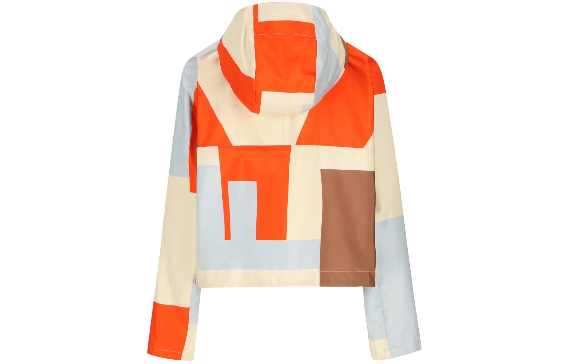 Purchase (W) FENDI Hoodie Jaket Zip-Up dengan Cetak Huruf Biru. FAN159AQBPF1-P2A