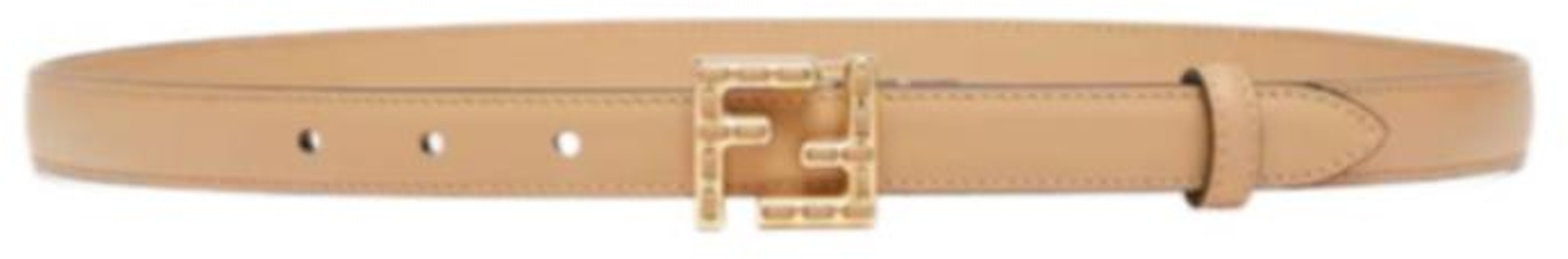 (Women) FENDI Brown Calfskin Leather Belt 2cm with Logo Design. 8C0648ASUP Order (Women) FENDI Brown Calfskin Leather Belt 2cm with Logo Design. 8C0648ASUP