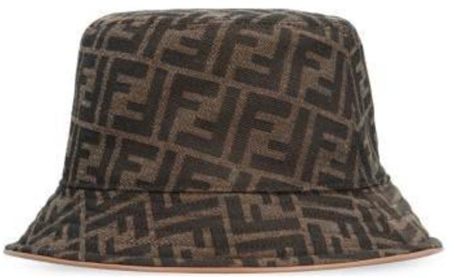 (Women) FENDI Brown Patterned Polyester Bucket Hat. FXQ899ALSGF0QE1 Order (Women) FENDI Brown Patterned Polyester Bucket Hat. FXQ899ALSGF0QE1