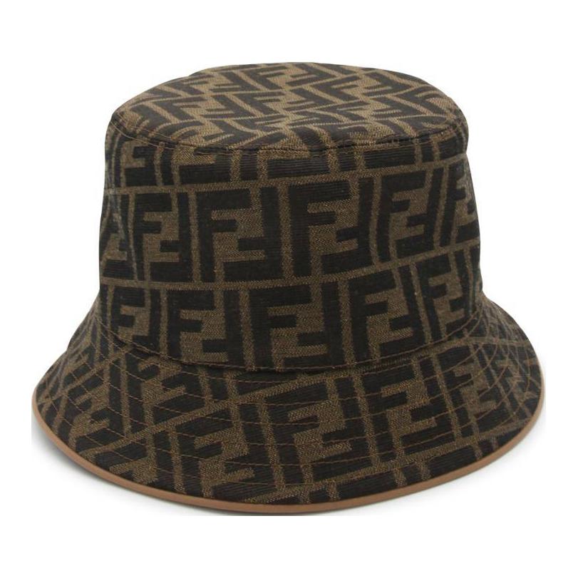 Lookbook (W) フェンディ ブラウン パターン ポリエステル バケットハット FXQ899ALSGF0QE1